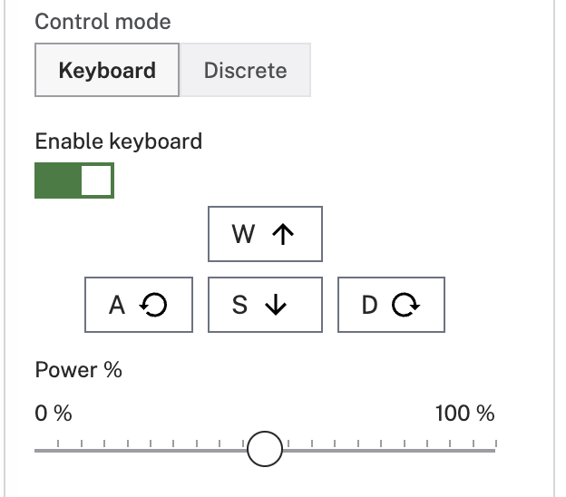 Control Interface