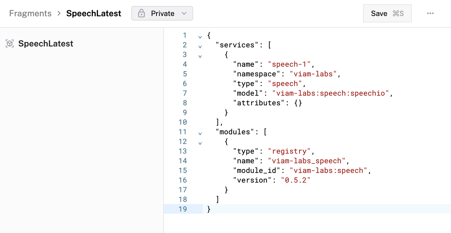 Configuration builder UI