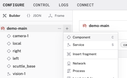 Configuration builder UI